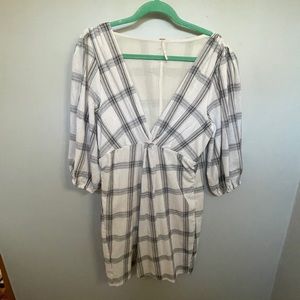 Free People Plaid Dress